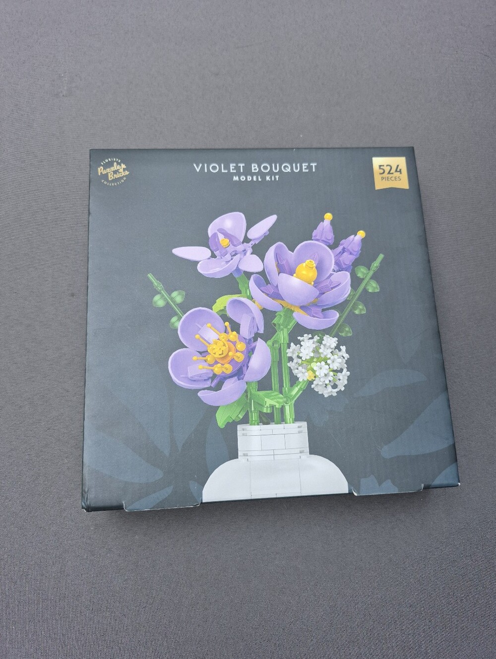 NWT Puzzle Bricks Collection Violet Bouquet